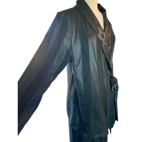 NWOT Victoria's Secret STUNNING 2 Pc Lounge Set Black Women's Size M/L - Picture 6 of 13